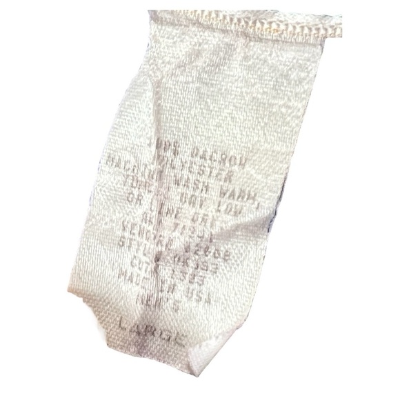 L.L.Bean Men’s Bath Robe Blue with Green Trim Chest Pocket 2 Front Pockets Large - Picture 6 of 6